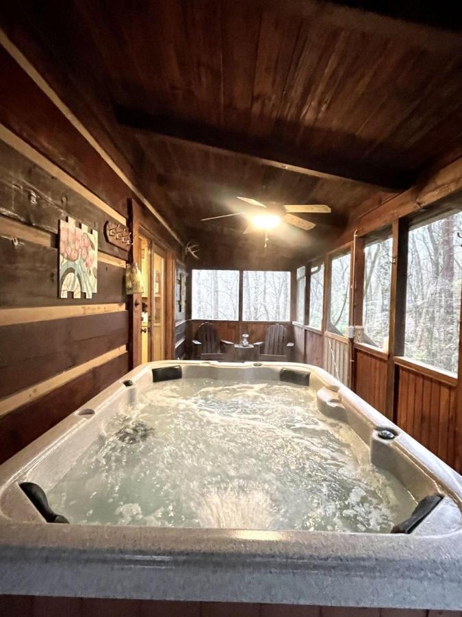 Peaceful Tellico View Home With Private Hot Tub Tellico Plains Kültér fotó